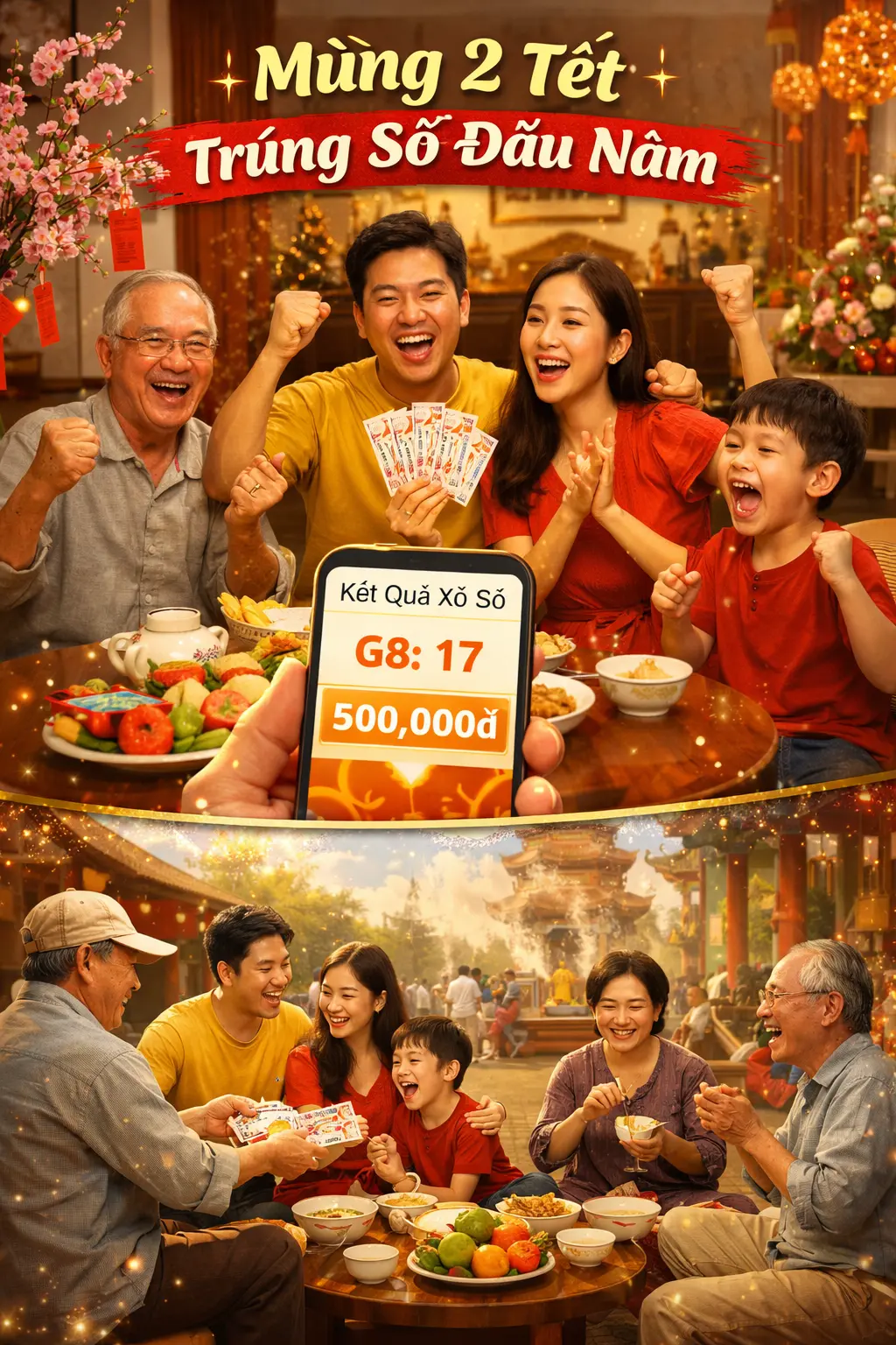 Mùng 2 Tết Và Niềm Vui Bất Ngờ Khi Dò Kết Quả Xổ Số Hôm Qua